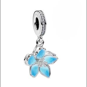 New Blue Cherry Blossom Charm